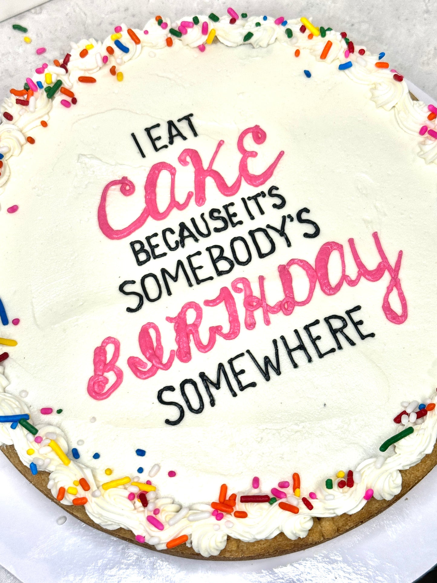 Custom cookie cakes