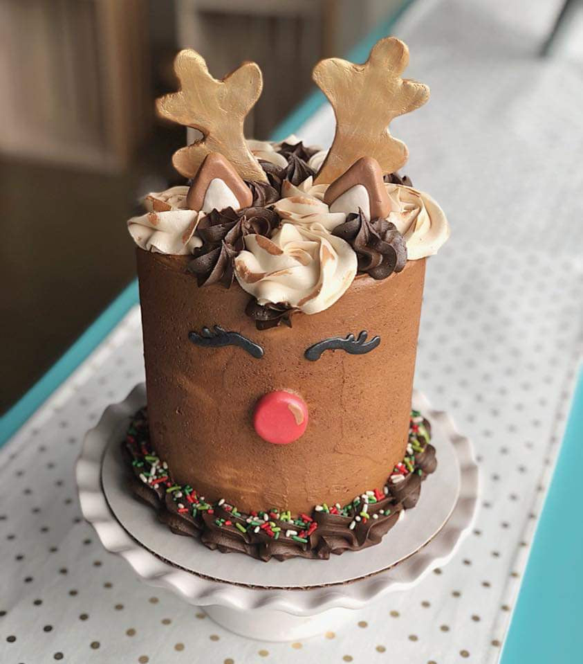 Reindeer cake